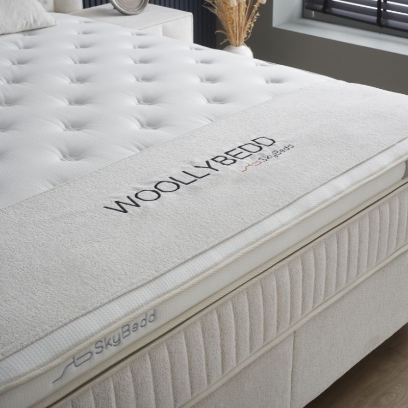 Matelas Hybride 5 couches 34cm - WOOLLYBEDD