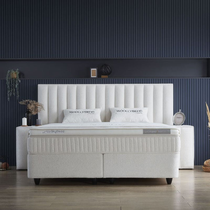 Ensemble literie hybride WOOLLYBEDD - 5 couches 34cm